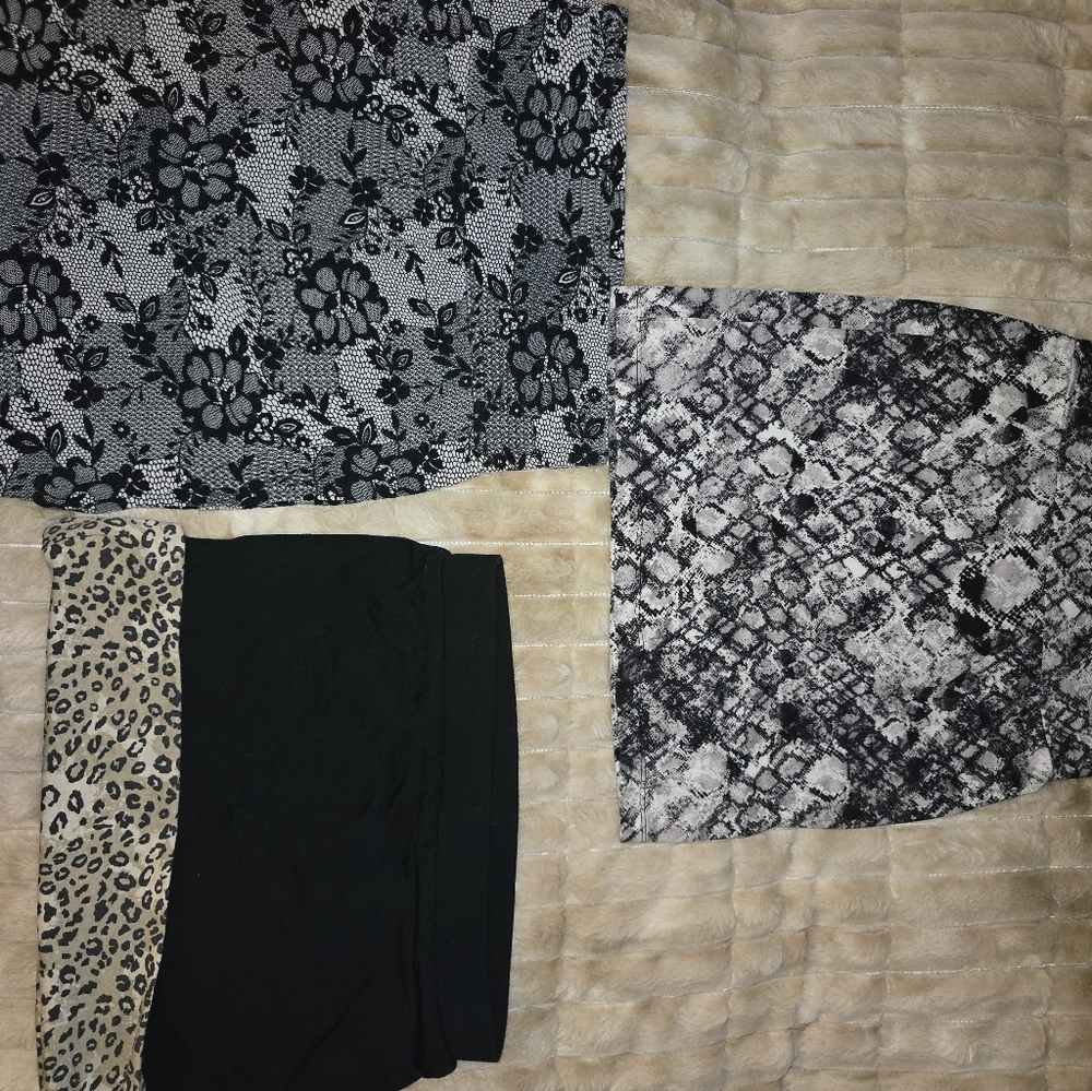 Set of Three Patterned Skirts